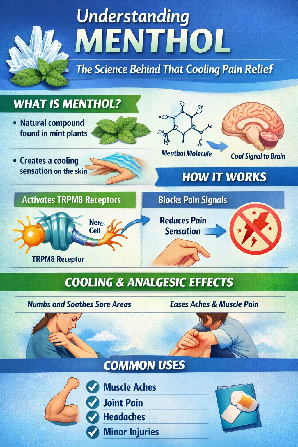 Understanding Menthol - The Science Behind Cooling Pain Relief