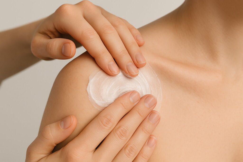 Topical pain relief cream compared to oral medication